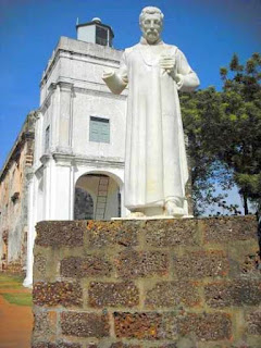 St. Pauls Church in Melaka von den Portugiesen errichtet