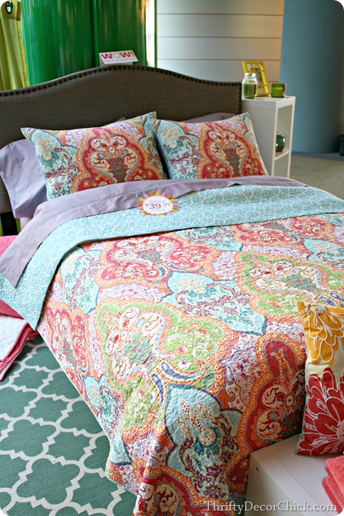 colorful bedding