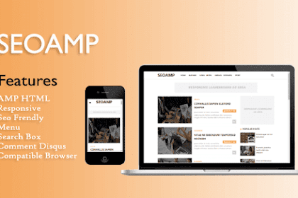 Seo Amp Blogger Template