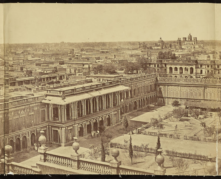 Panorama of Devastated Lucknow after Indian Mutiny, Taken from Great Imambara - 1858