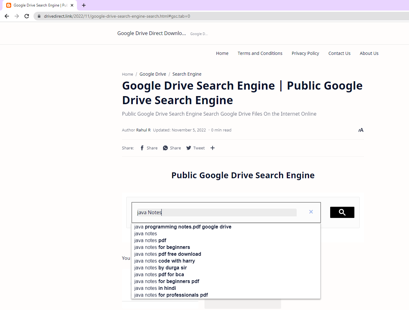 Google Drive Search Engine img 1