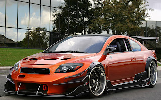 cool cars wallpaper orange modified sport model