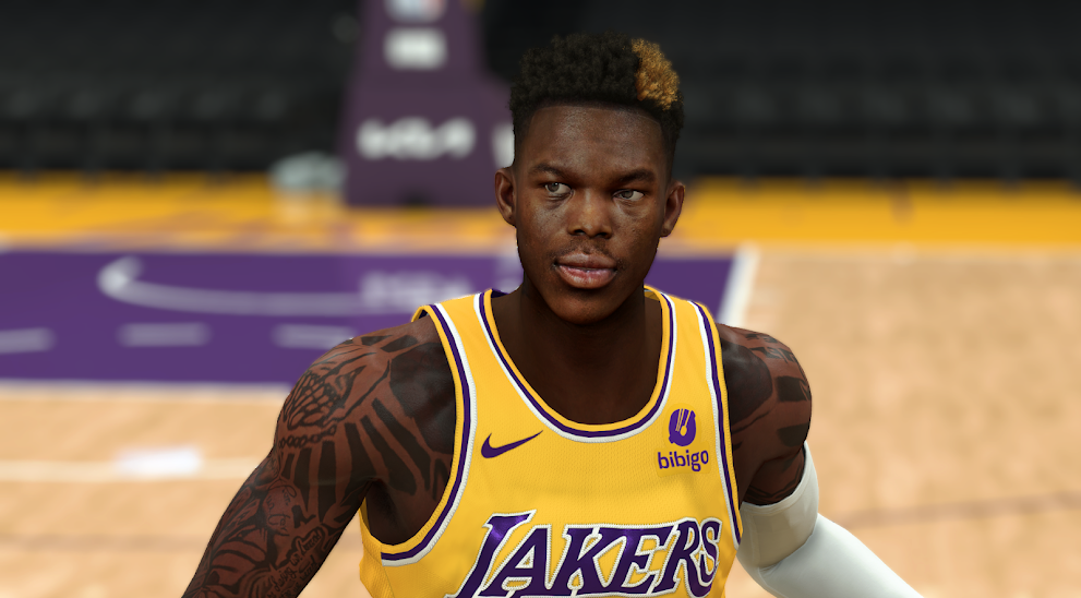 Dennis Schroder Cyberface (Lakers Version) by 2KAWEI | NBA 2K23 