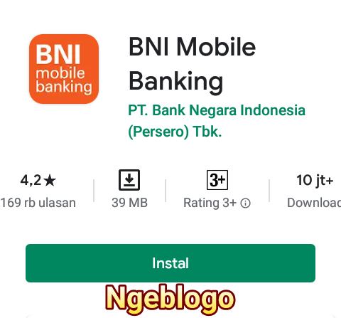 BNI Mobile Banking, aplikasi resmi BNI Mobile Banking