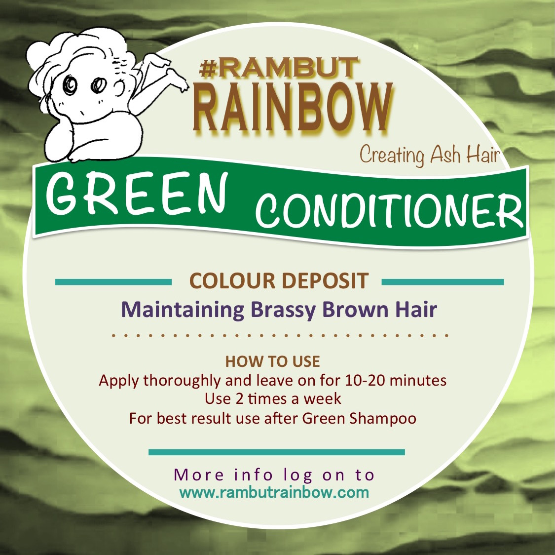 #RambutRainbow : Pengen punya ash hair? Ada Green Shampoo 