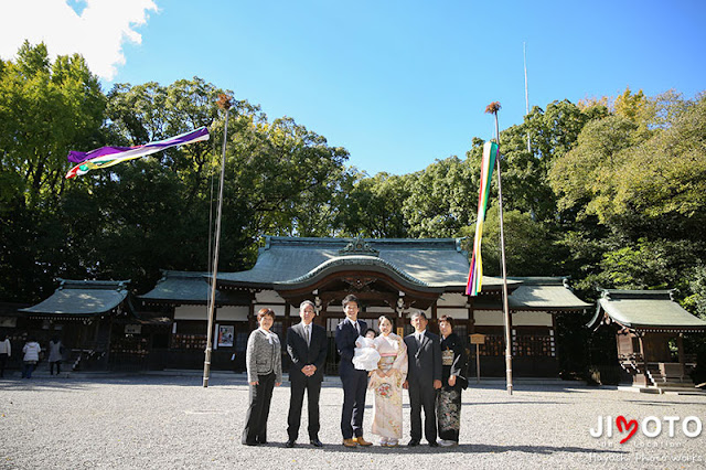 熱田神宮でのお宮参り出張撮影