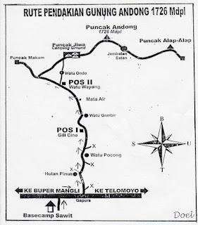 Info Rute Pendakian Gunung Andong, Magelang, Jawa Tengah
