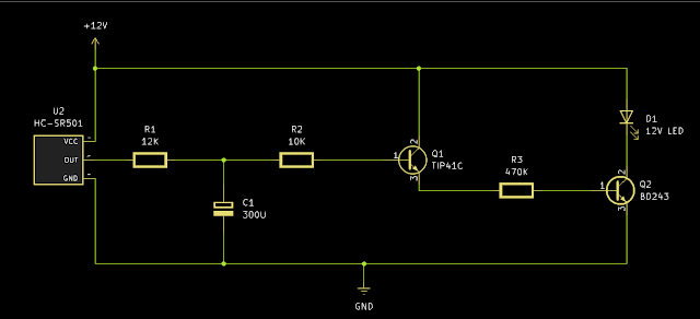 AUTO LED DIMMER PIR SENSOR MODUL