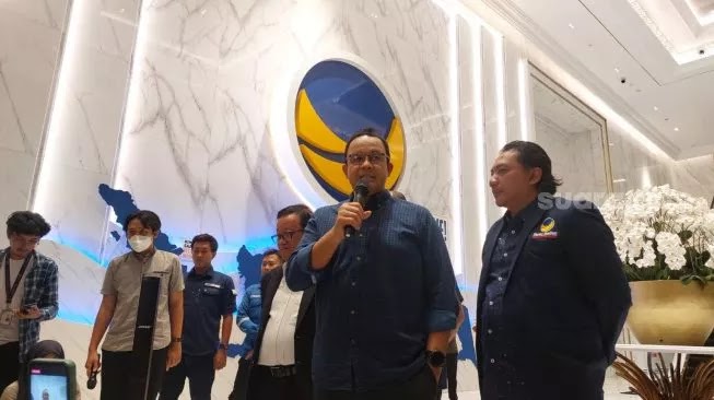 Kutip Omongan Surya Paloh, Anies Bicara Soal Dugaan Penjegalan Pencapresan Lewat Johnny G Plate Tersangka Korupsi