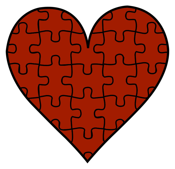 Sweet Valentines Day Ideas: Valentines Heart Puzzle