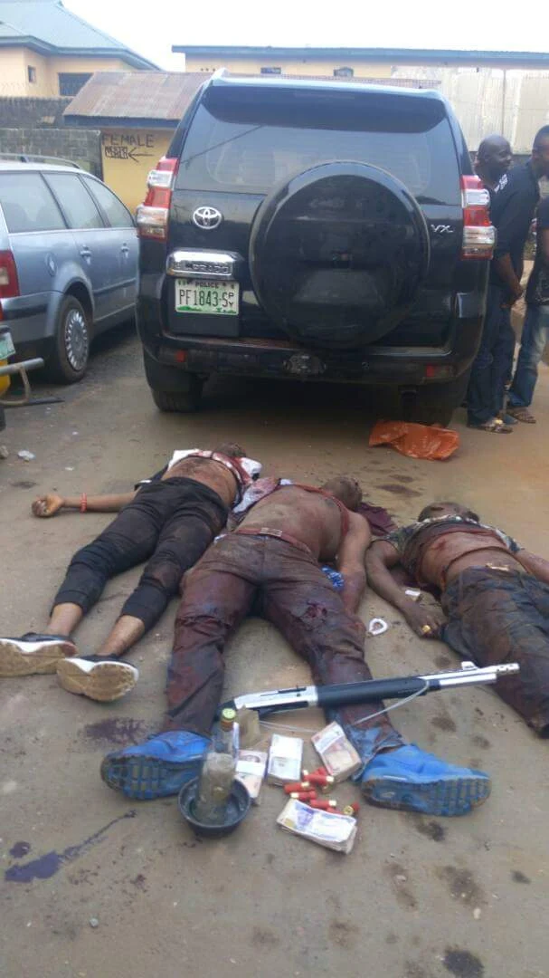 Photos: Police confirms killing of E-Money, arrest of his gang over kidnap of South African-based Nigerian man, his driver and two others in Imo