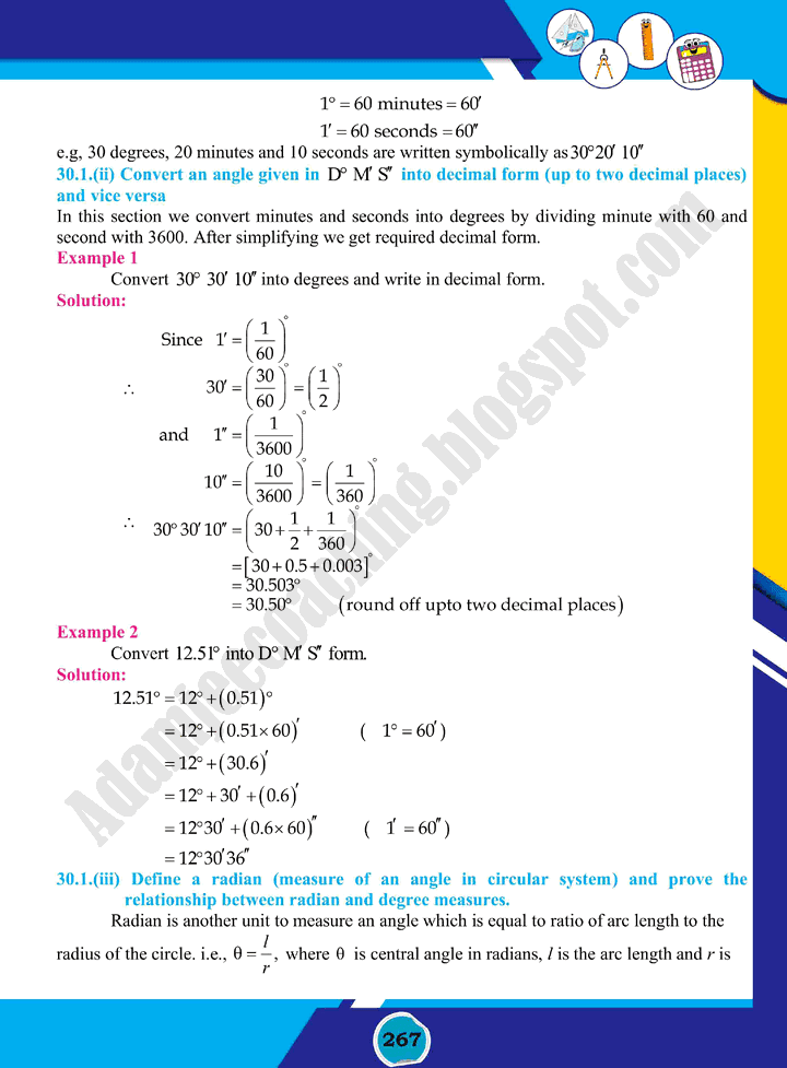 introduction-to-trigonometry-mathematics-class-10th-text-book