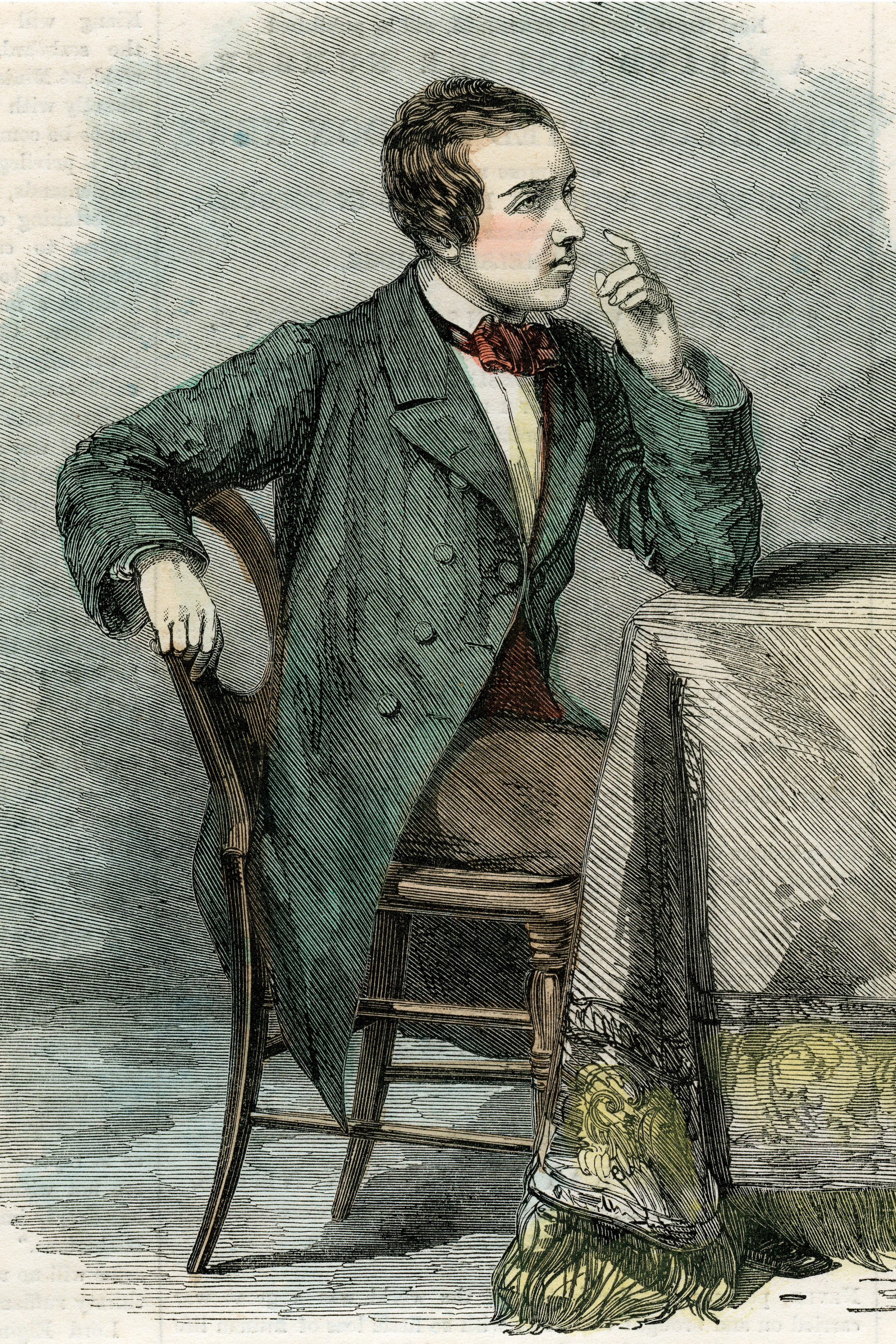 Paul Morphy jugando 8 partidas a ciegas en el Café de la Regence