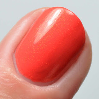 coral unicorn pee nail polish