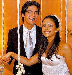 Kaka with Wife