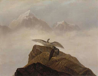 Фантазия по альпийскому миру. Орлы, которые гнездятся на альпийском роге, 1822.jpg