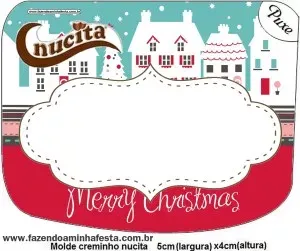 Retro Christmas: Free Printable Candy Bar Labels.