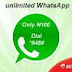 Airtel unlimited whatsapp for 100naira