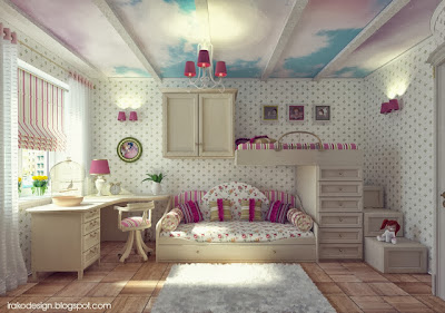 Decoração de quarto de menina