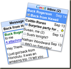 Google Update Gmail application for Android