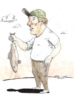 ammon perry portland maine fisherman illustration sketch harrisburg pa cartoon