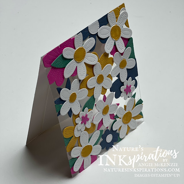 Pierced Blooms Die-Cut See-Through Card