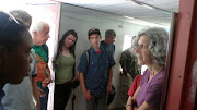 Sala de grabación de la Radio Arsenal en los espacios de La comuna en . (brigada )