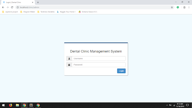 Dental Clinic Management System Project Source Code