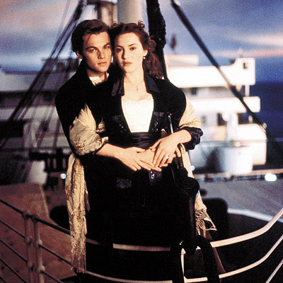 kate winslet and leonardo dicaprio in titanic