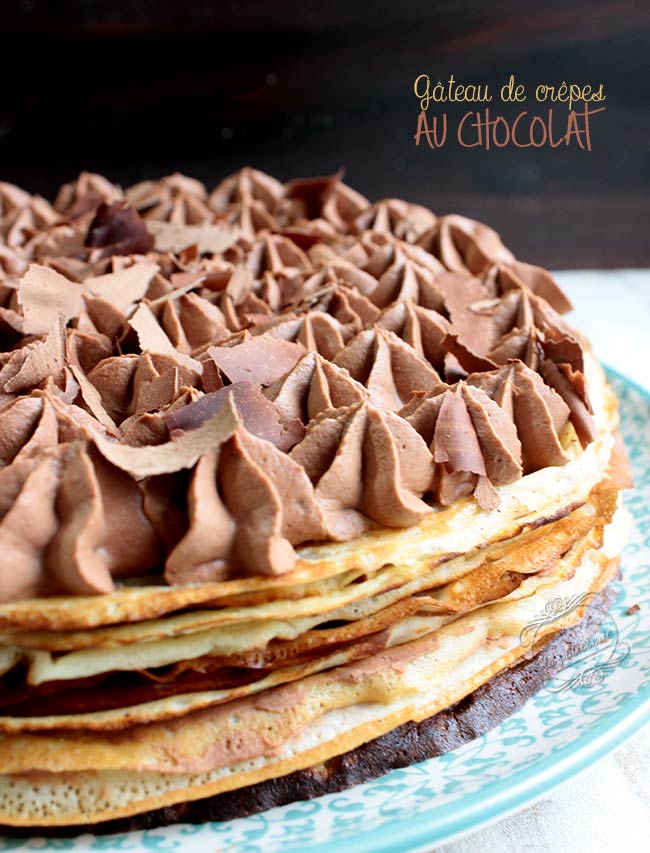 gateau de crepes chocolat