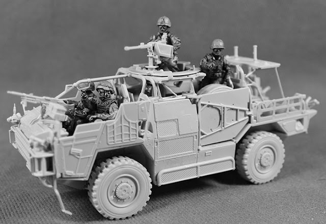 Empress Miniatures: New British Recce Vehicle Crew and Mk19 Grenade Launcher Support