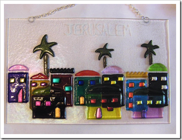 Jerusalem Glass Fused Picture