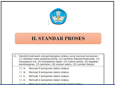 Cover / Sampul Map Akreditasi SD 2019 Standar Kompetensi II (2) Standar Proses-https://gurujumi.blogspot.com/