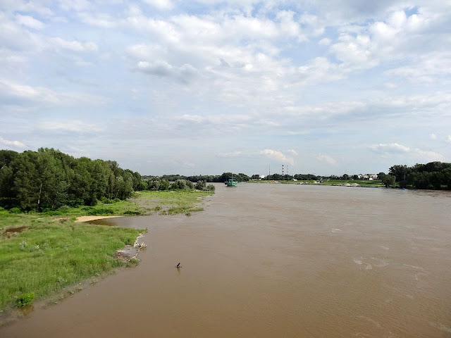 Widok na Wisłę z mostu Łazienkowskigo