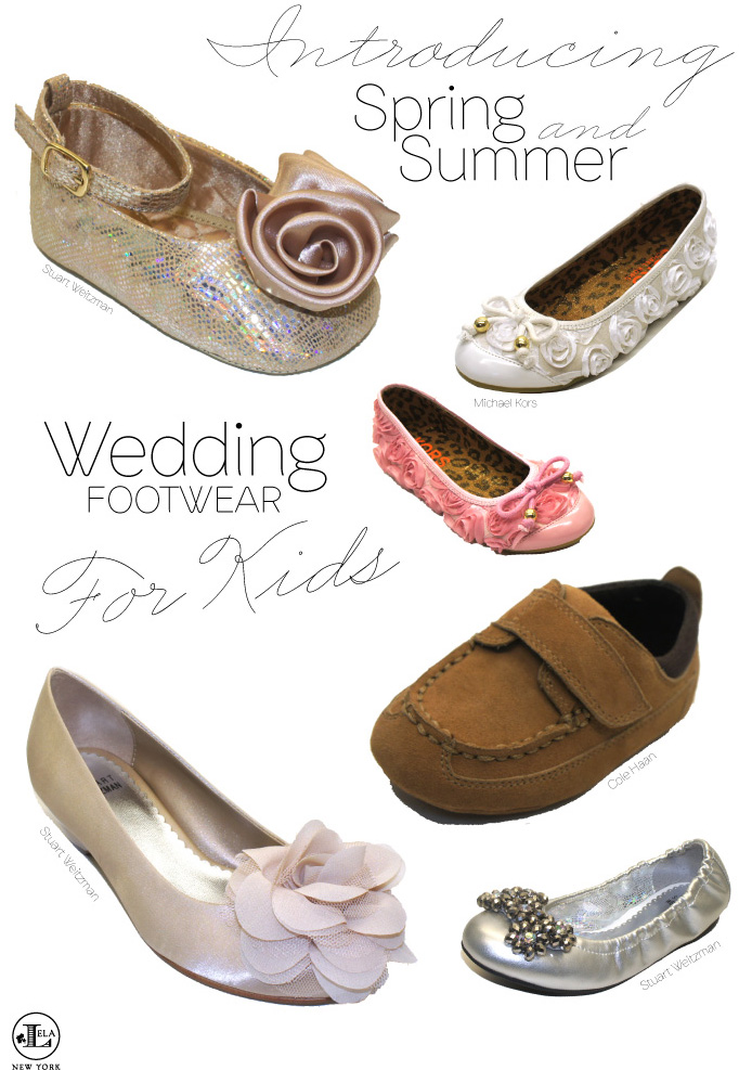 Here are the new Spring and Summer wedding shoe collections for infants 