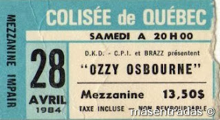entrada de concierto de ozzy osbourne