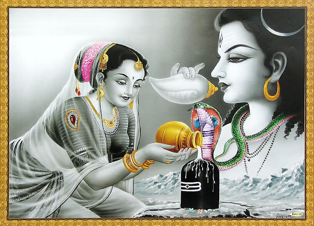 Lord Shiva & Parvathi 4