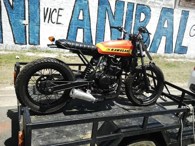 Triple Ocho Garage - KLR Street Tracker