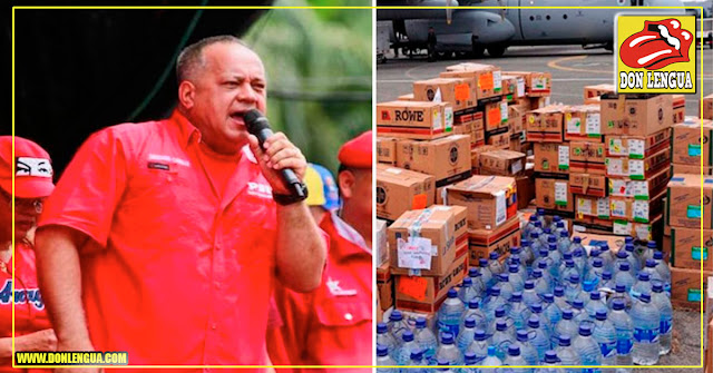 Diosdado Cabello amenaza con derribar aviones que vengan con Ayuda Humanitaria