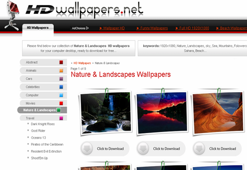 wallpapers hd خلفيات عالة الجودة wallpapers.net HD 3D 3d