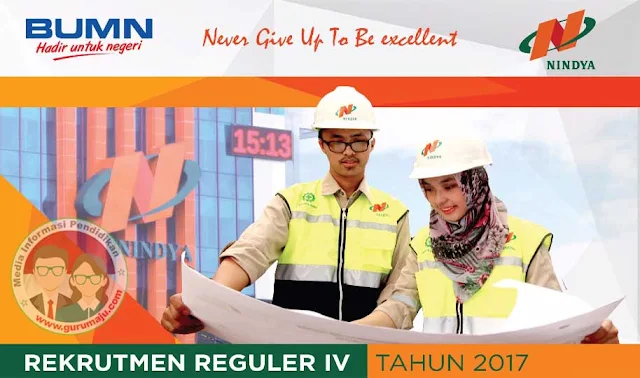 LOWONGAN KERJA KARYAWAN PT NINDYA KARYA TERBARU TAHUN 2017