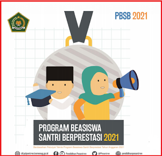 Pendaftaran Program Beasiswa Santri Berprestasi Tahun 2021
