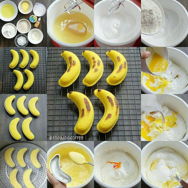 Resep Banana Cake Kukus (Putih Telur)
