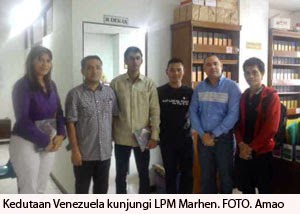 Kedubes Venezuela Kunjungi Pers Mahasiswa UBK
