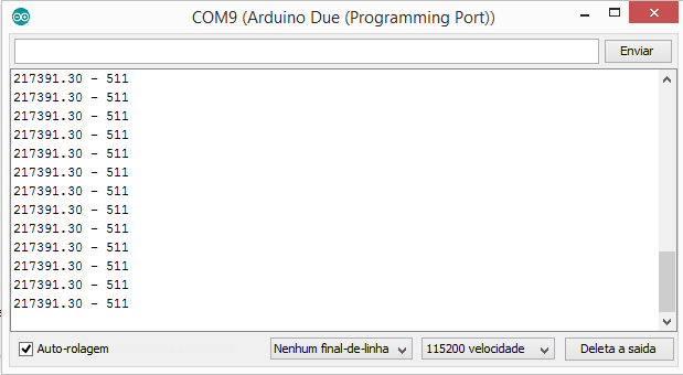 Arduino Due ADC Sampling Rate