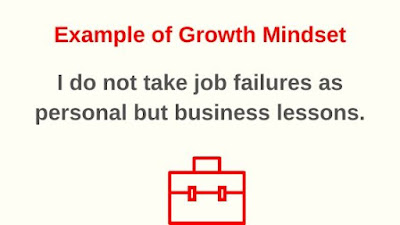 Examples growth mindset - personal