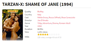 Streaming Tarzan-X: Shame of Jane (1994) Free
