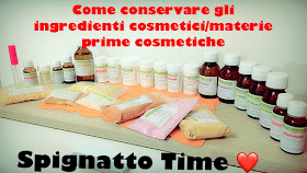 La conservazione degli ingredienti cosmetici/materie prime cosmetiche