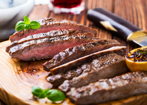 Flank Steak With Balsamic Mustard