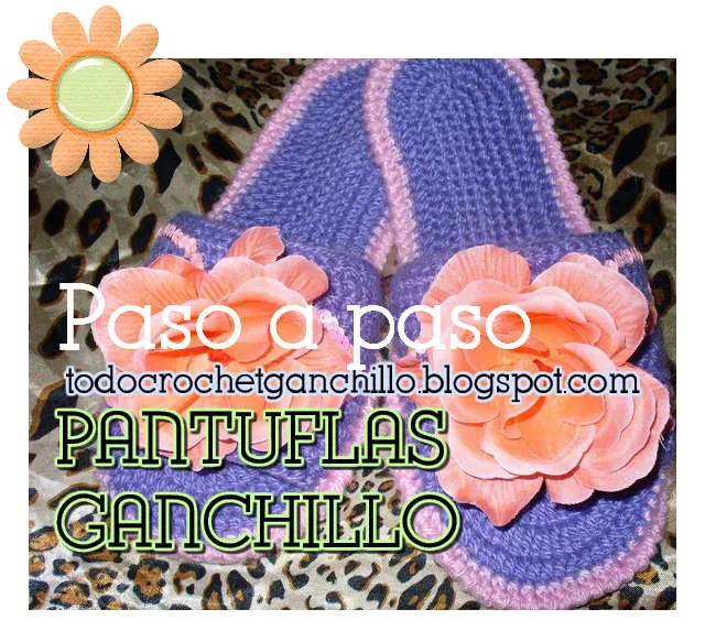 Teje tus propias pantuflas crochet